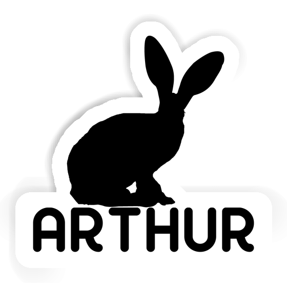 Sticker Rabbit Arthur Notebook Image