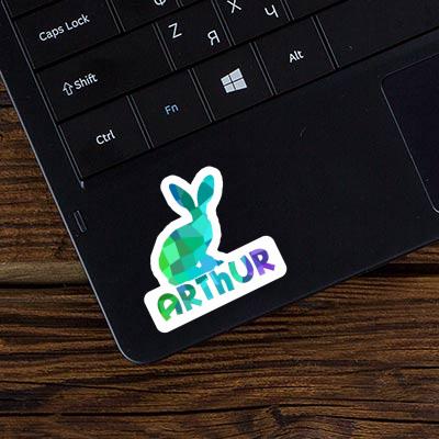 Autocollant Arthur Lapin Laptop Image