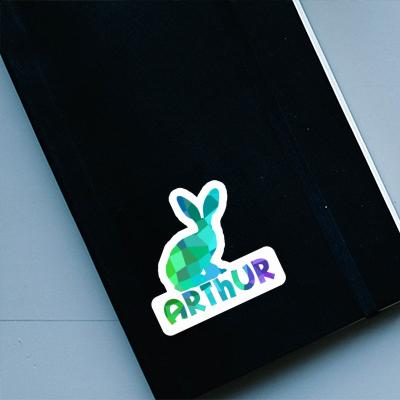 Sticker Rabbit Arthur Notebook Image