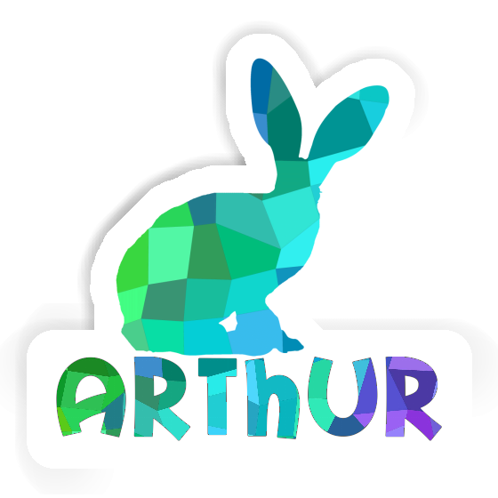 Sticker Rabbit Arthur Laptop Image