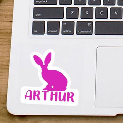 Lapin Autocollant Arthur Notebook Image