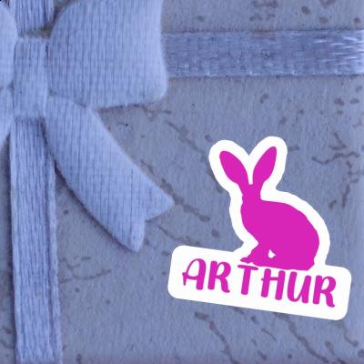 Lapin Autocollant Arthur Laptop Image