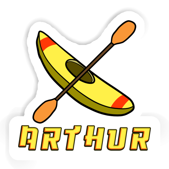 Sticker Arthur Canoe Laptop Image