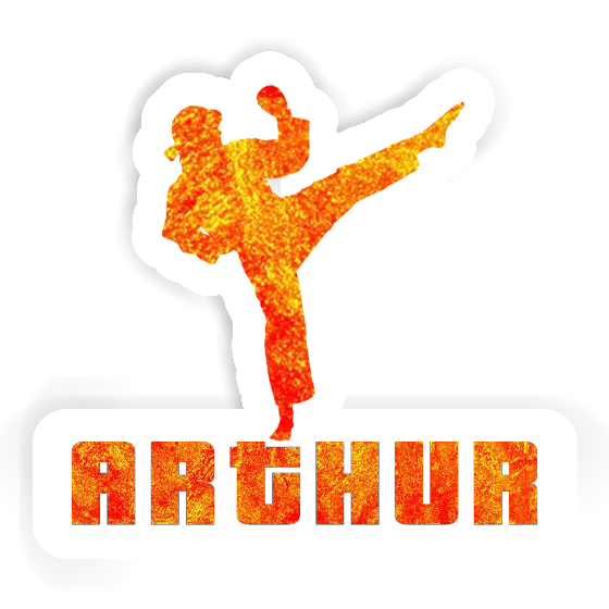 Sticker Karateka Arthur Notebook Image