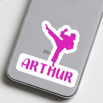 Aufkleber Karateka Arthur Laptop Image