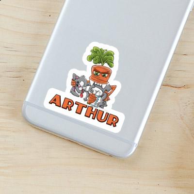 Arthur Sticker Monster Carrot Laptop Image