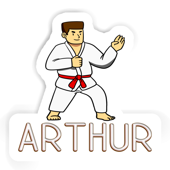 Sticker Arthur Karateka Notebook Image