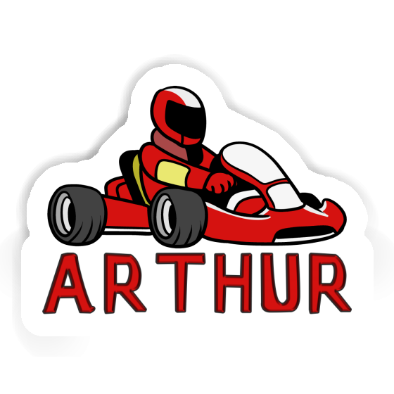 Sticker Arthur Kart Driver Image