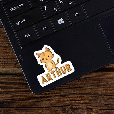 Catkin Sticker Arthur Laptop Image