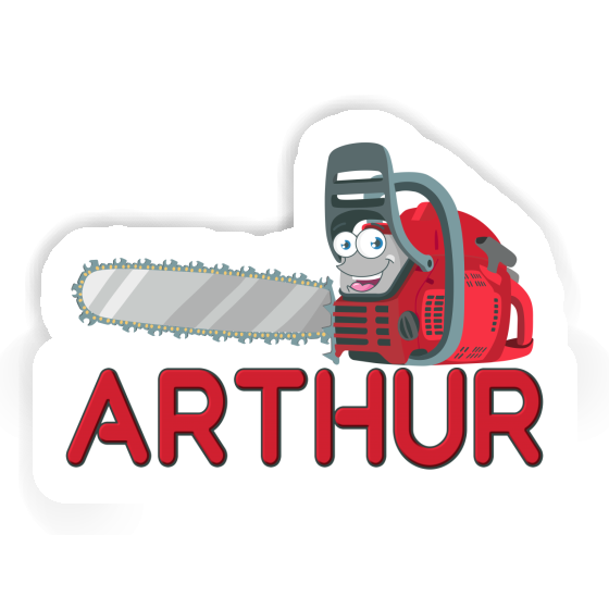 Sticker Arthur Chainsaw Gift package Image