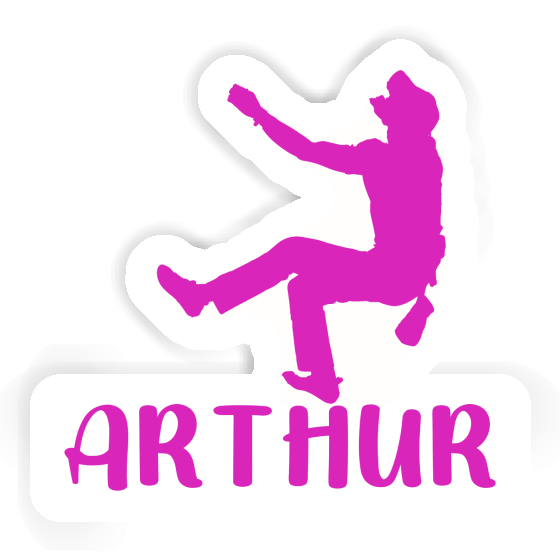 Climber Sticker Arthur Laptop Image