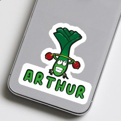 Sticker Weightlifter Arthur Image