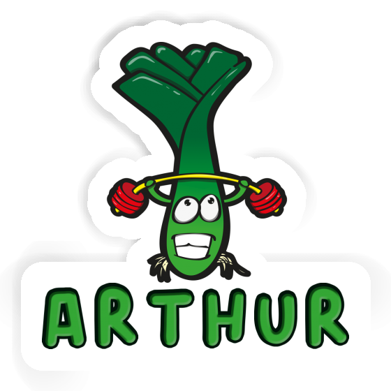 Sticker Gewichtheber Arthur Gift package Image