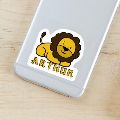 Sticker Lion Arthur Notebook Image