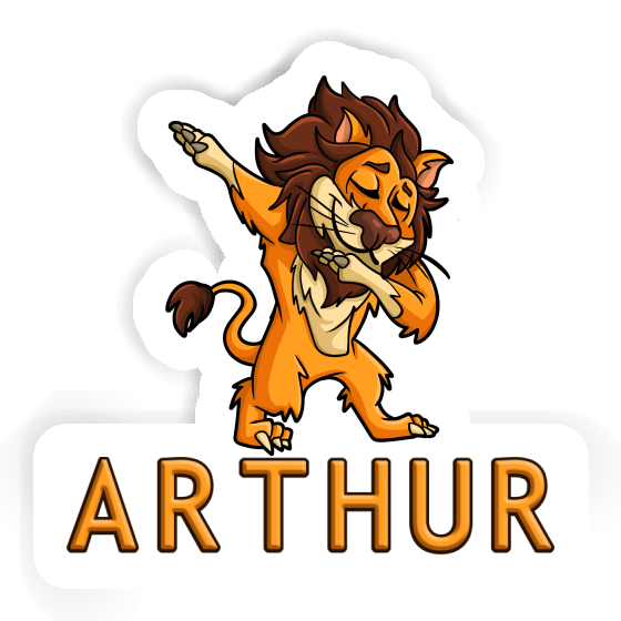 Sticker Arthur Lion Gift package Image