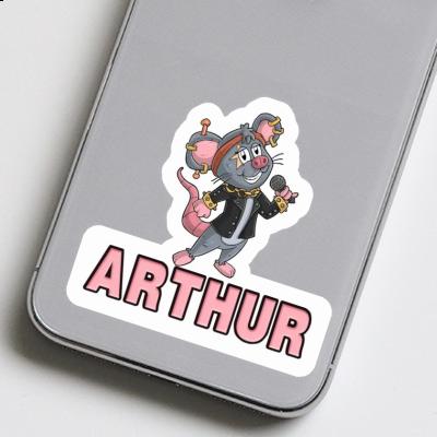 Sticker Singer Arthur Laptop Image