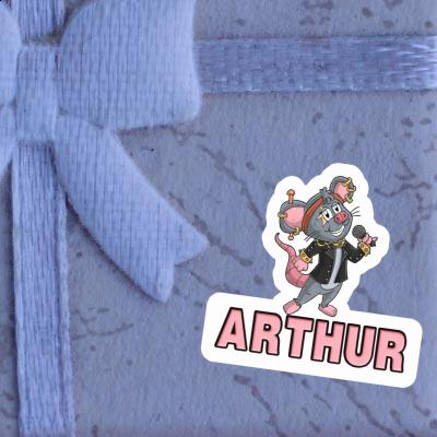 Sticker Singer Arthur Notebook Image