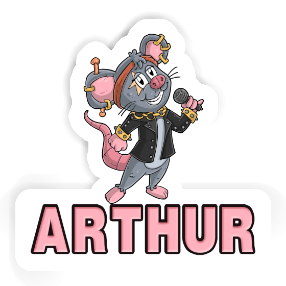 Sticker Singer Arthur Notebook Image