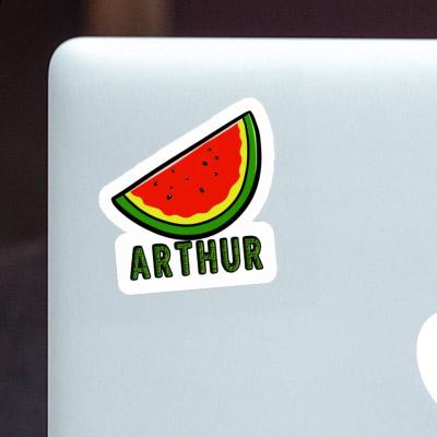 Aufkleber Wassermelone Arthur Notebook Image