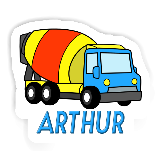 Sticker Mixer Truck Arthur Gift package Image