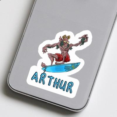 Sticker Arthur Wellenreiter Notebook Image