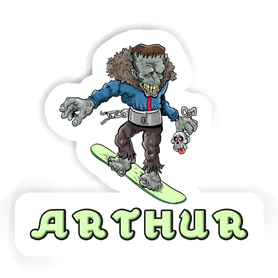 Sticker Boarder Arthur Image