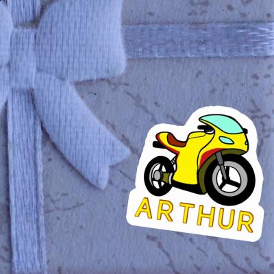 Arthur Sticker Motorbike Notebook Image