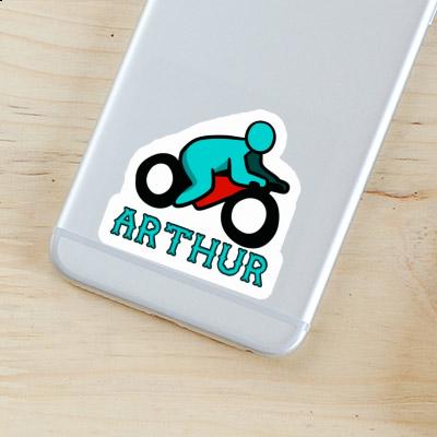 Motorbike Driver Sticker Arthur Gift package Image