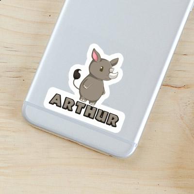 Sticker Rhino Arthur Gift package Image