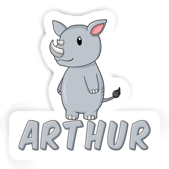 Rhinoceros Sticker Arthur Image