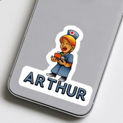 Sticker Arthur Orderly Laptop Image