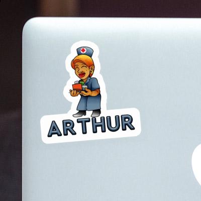 Arthur Sticker Krankenschwester Gift package Image