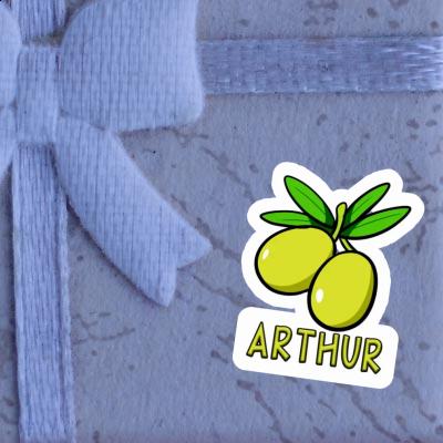 Olive Sticker Arthur Laptop Image