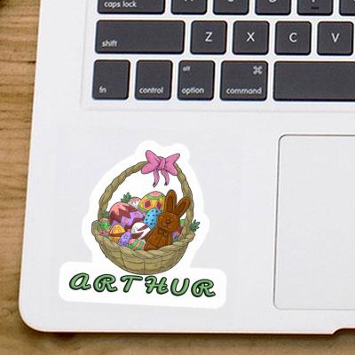 Arthur Sticker Easter basket Notebook Image