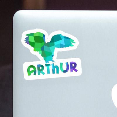 Autocollant Arthur Hibou Laptop Image