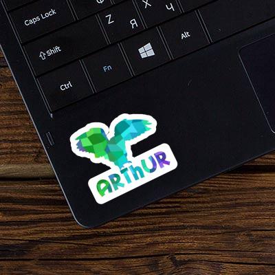 Autocollant Arthur Hibou Laptop Image