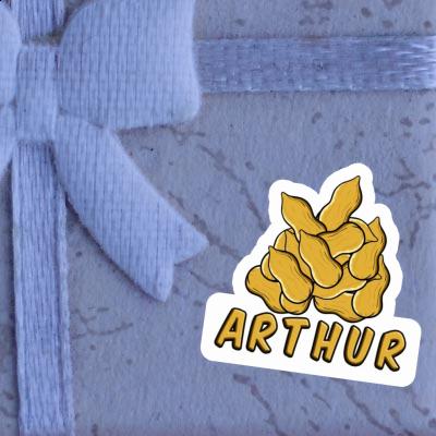 Arthur Autocollant Noix Notebook Image