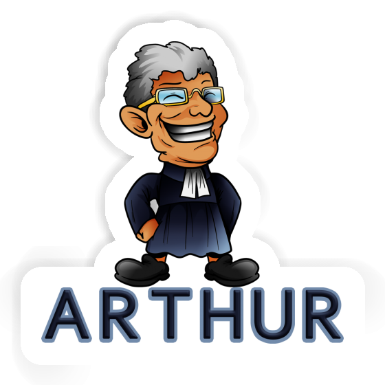 Arthur Sticker Vicar Notebook Image