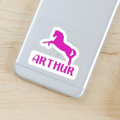 Sticker Arthur Horse Laptop Image