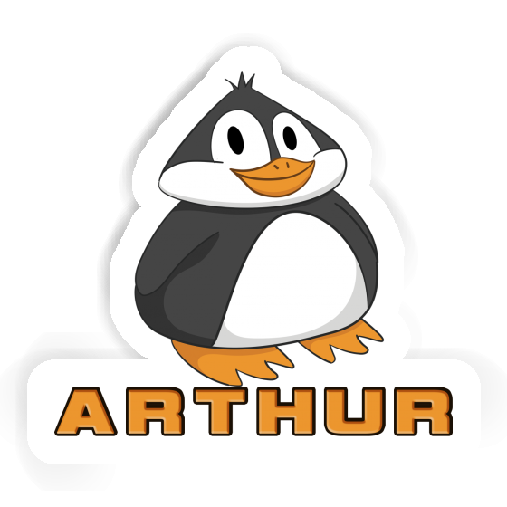 Sticker Fat Penguin Arthur Notebook Image