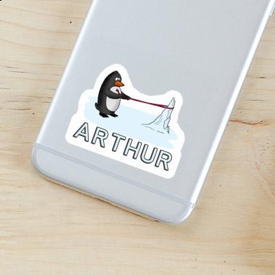 Sticker Arthur Penguin Gift package Image