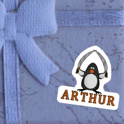 Arthur Sticker Fighting Penguin Gift package Image