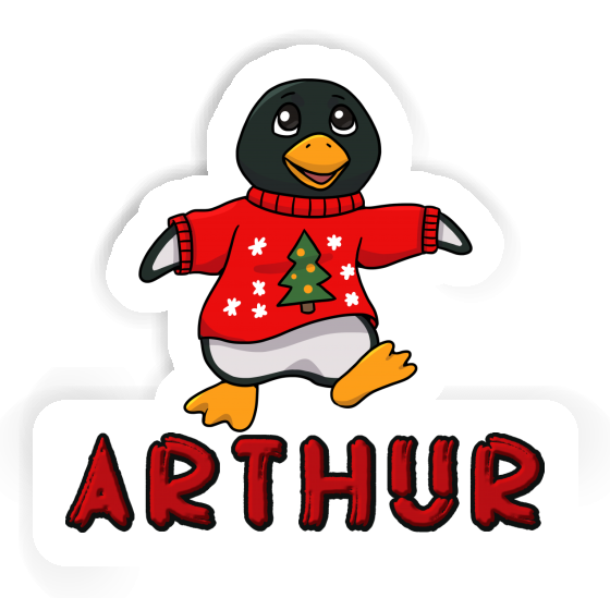 Sticker Arthur Christmas Penguin Image