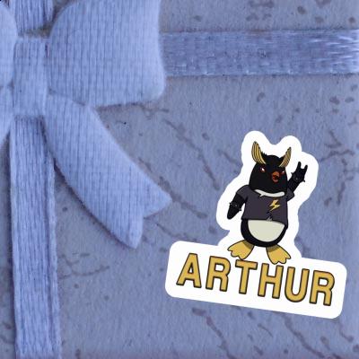 Pinguin Aufkleber Arthur Image