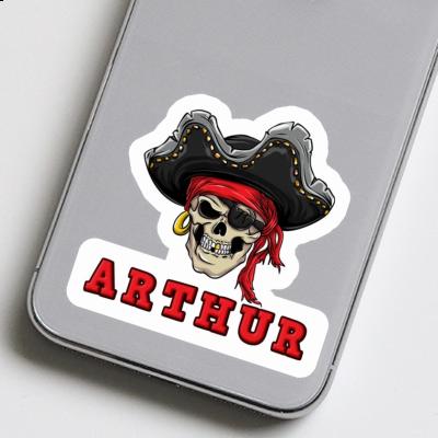 Sticker Pirate-Head Arthur Gift package Image