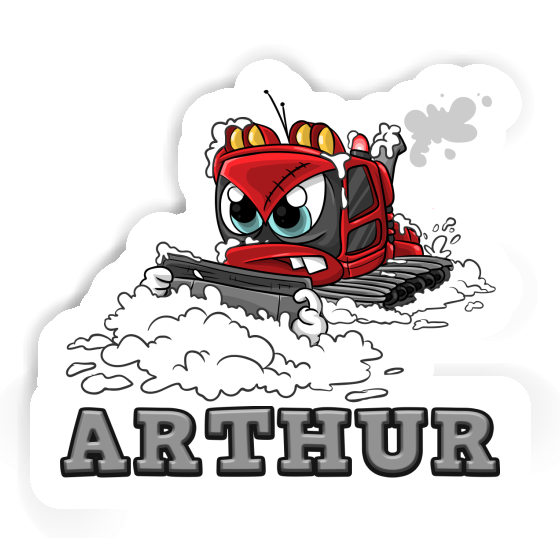 Sticker Snowcat Arthur Gift package Image