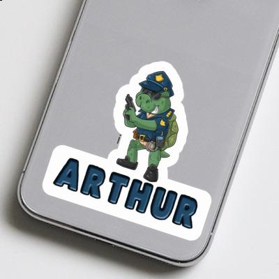 Sticker Officer Arthur Laptop Image