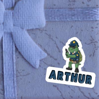 Sticker Officer Arthur Notebook Image