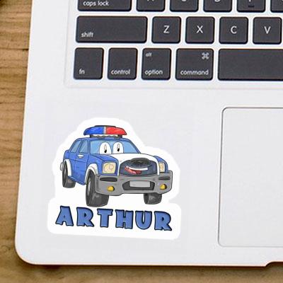 Arthur Sticker Police Car Gift package Image