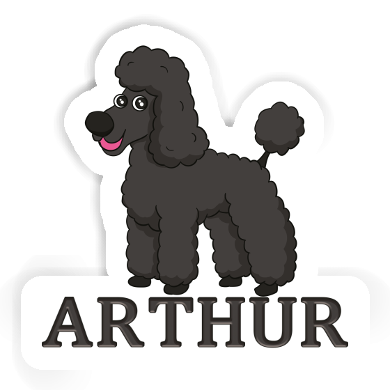 Sticker Arthur Poodle Notebook Image